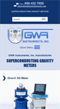 Mobile Screenshot of gwrinstruments.com